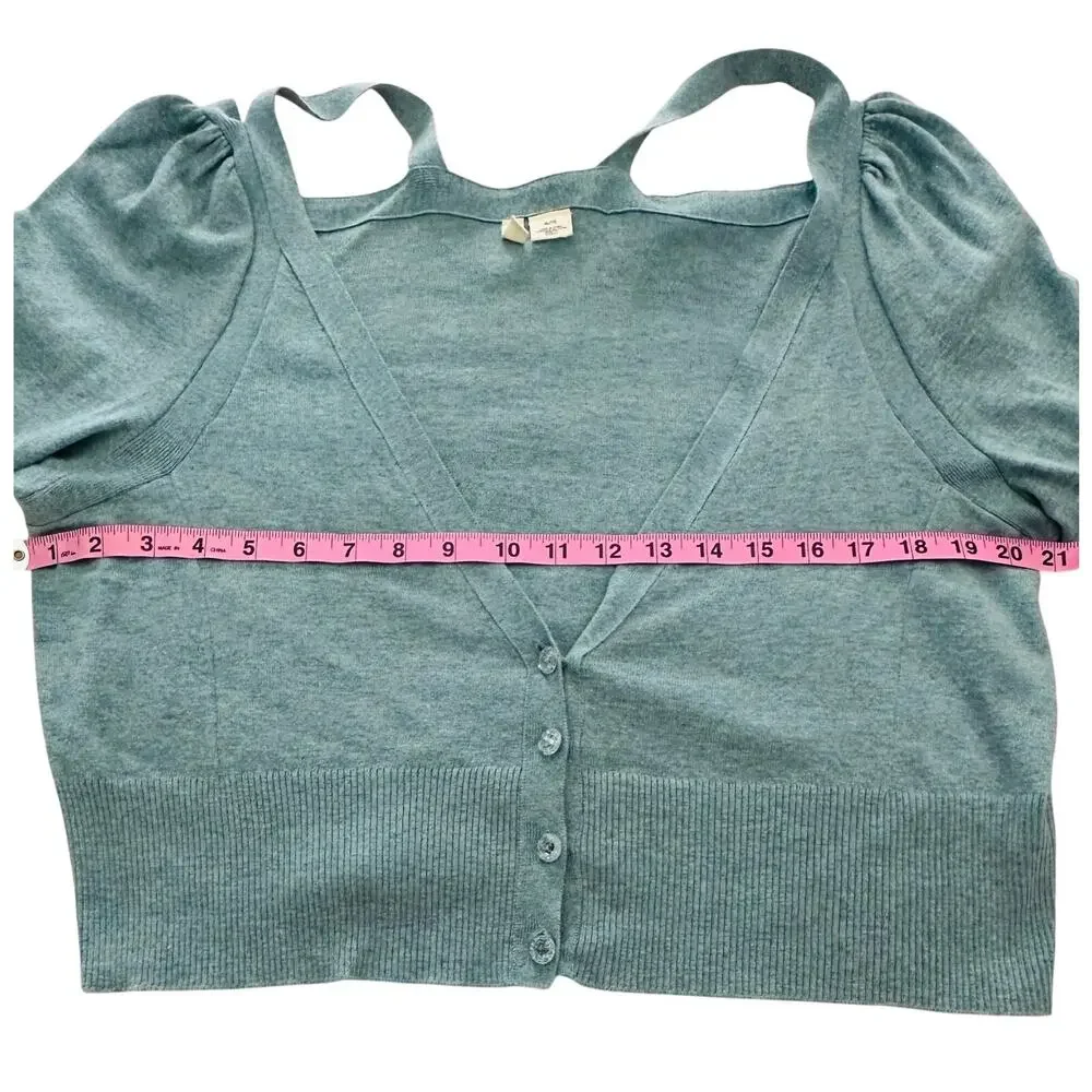 Anthropologie - Vintage Cropped Cardigan - XL - Picture 8 of 9